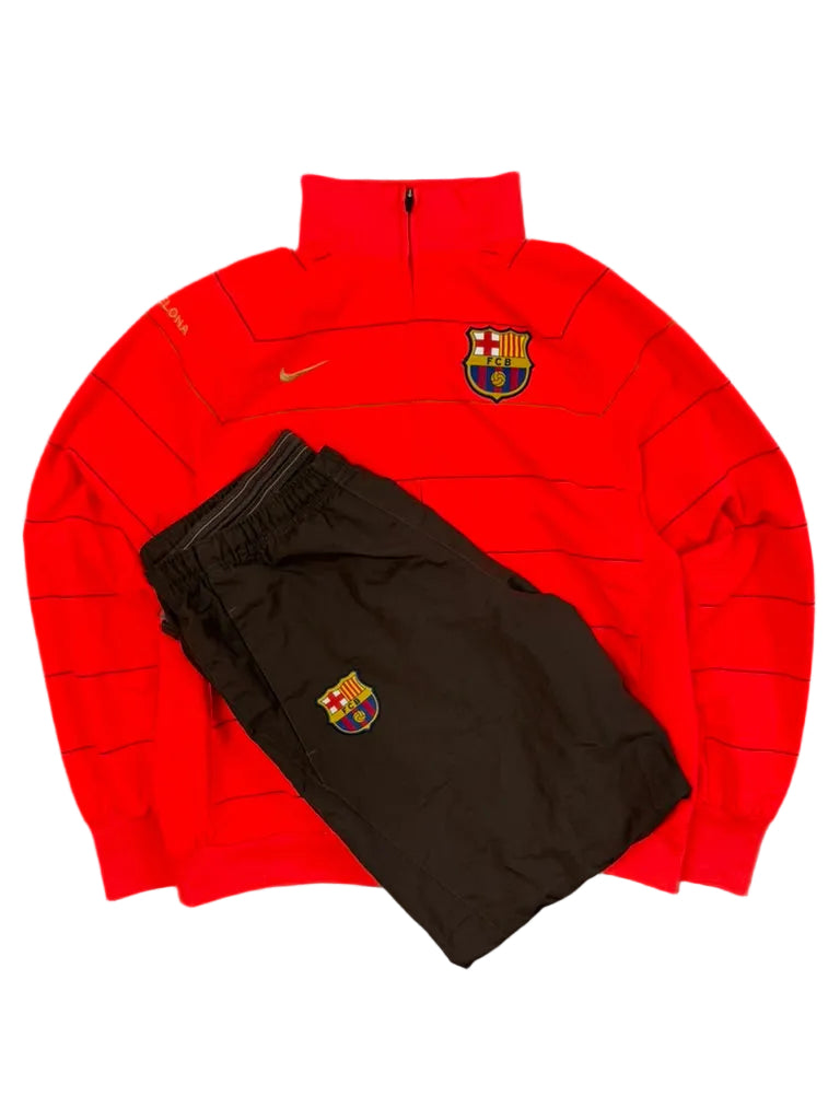 Vintage Nike Barca Tracksuit 2005 (M)