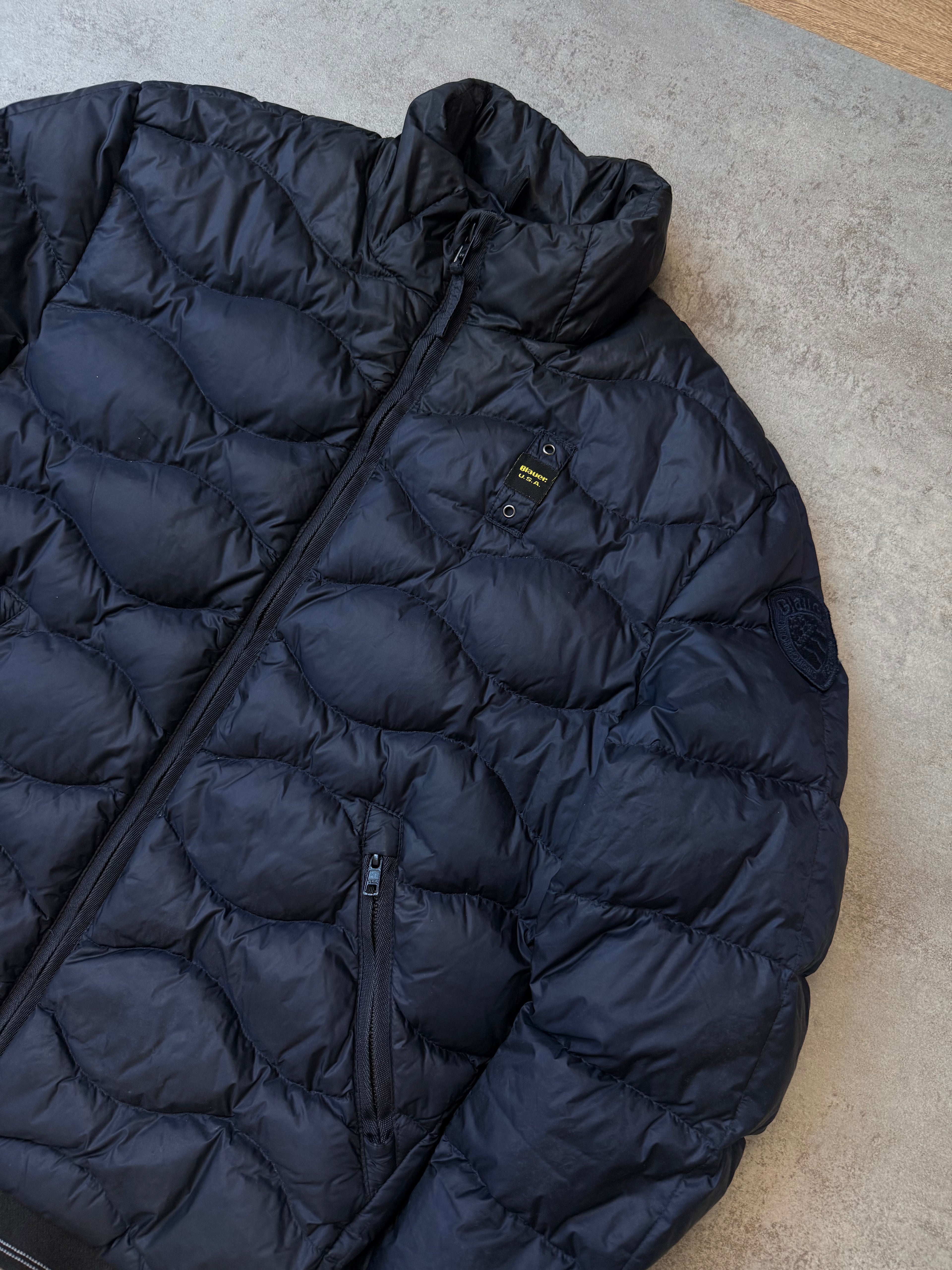 Blauer Puffer (M)